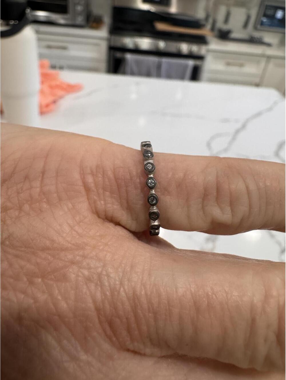 Frieda Rothman FR 925 stacking ring size 5 - Picture 2 of 4